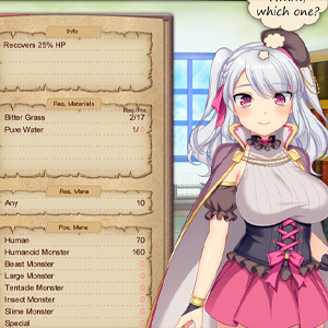 Brave Alchemist Elenco delle ricette