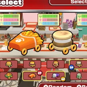 BURGER RACE - Selezione del veicolo