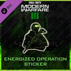 COD MW3 Energized Operation Sticker Pc