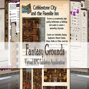 Fantasy Grounds Maps Cobblestone City and Inn Pc