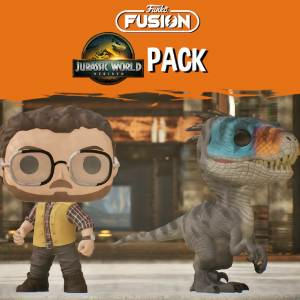 Funko Fusion Jurassic World Rebirth Pack 2 Dr Henry Loomis and Raptor Pc