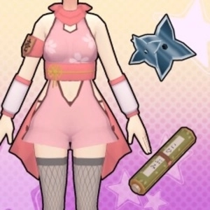 Gal*Gun Double Peace Cunning Kunoichi Costume Set Playstation 4