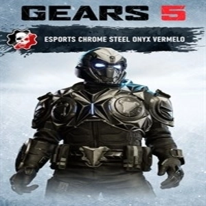 Gears 5 Esports Chrome Steel Onyx Vermelo Xbox One