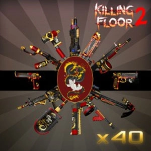 Killing Floor 2 Dragon And Koi Complete Weapon Skin Set Playstation 4