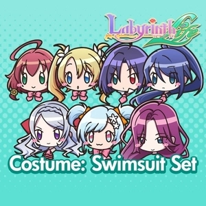 Labyrinth Life Maiden Costume Swimsuit Set of 7