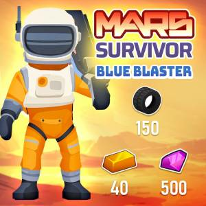Mars Survivor Blue Blaster Playstation 4