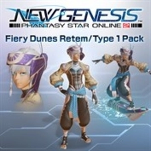 Phantasy Star Online 2 New Genesis Fiery Dunes Retem Type 1 Pack Pc