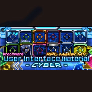 RPG Maker MV Krachware User Interface Material CYBER Pc