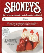 Carta Regalo Shoney’s Gift Card Confrontare Prezzi