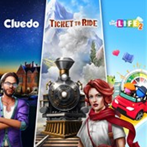 Ticket to Ride, Cluedo and The Game of Life 2 Classic Board Game Bundle Xbox Series X