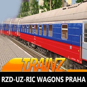 Trainz 2019 DLC RZD-UZ-RIC Wagons Praha Pc