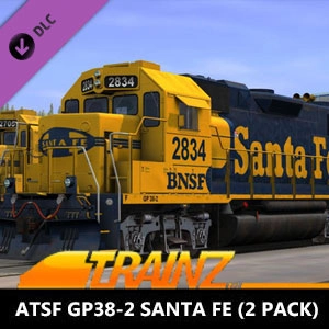 Trainz 2022 ATSF GP38-2 Santa FE 2 Pack
