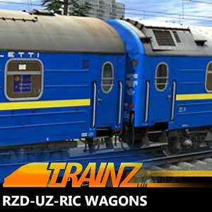 Trainz A New Era RZD-UZ-RIC Wagons Pc