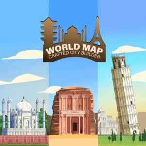 World Map Crafted City Builder Switch