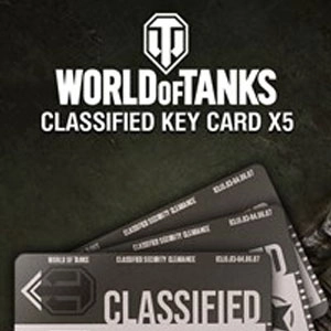 World of Tanks Classified Key Cards Xbox One