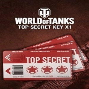 World of Tanks Top Secret Key Card Playstation 4