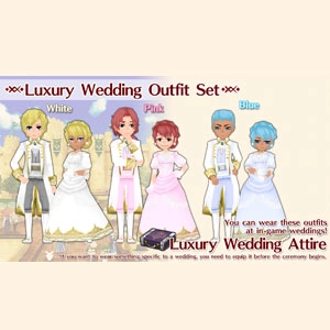 WorldNeverland Elnea Kingdom Luxury Wedding Attire Set Switch
