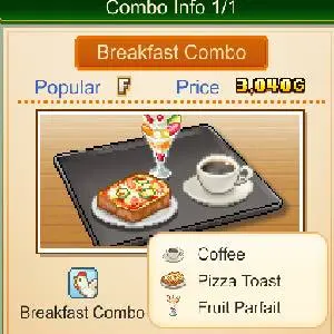 Cafe Master Story - Combo colazione