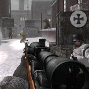 Call of Duty 2 - Il giocatore che impugna un K98K a cannocchiale