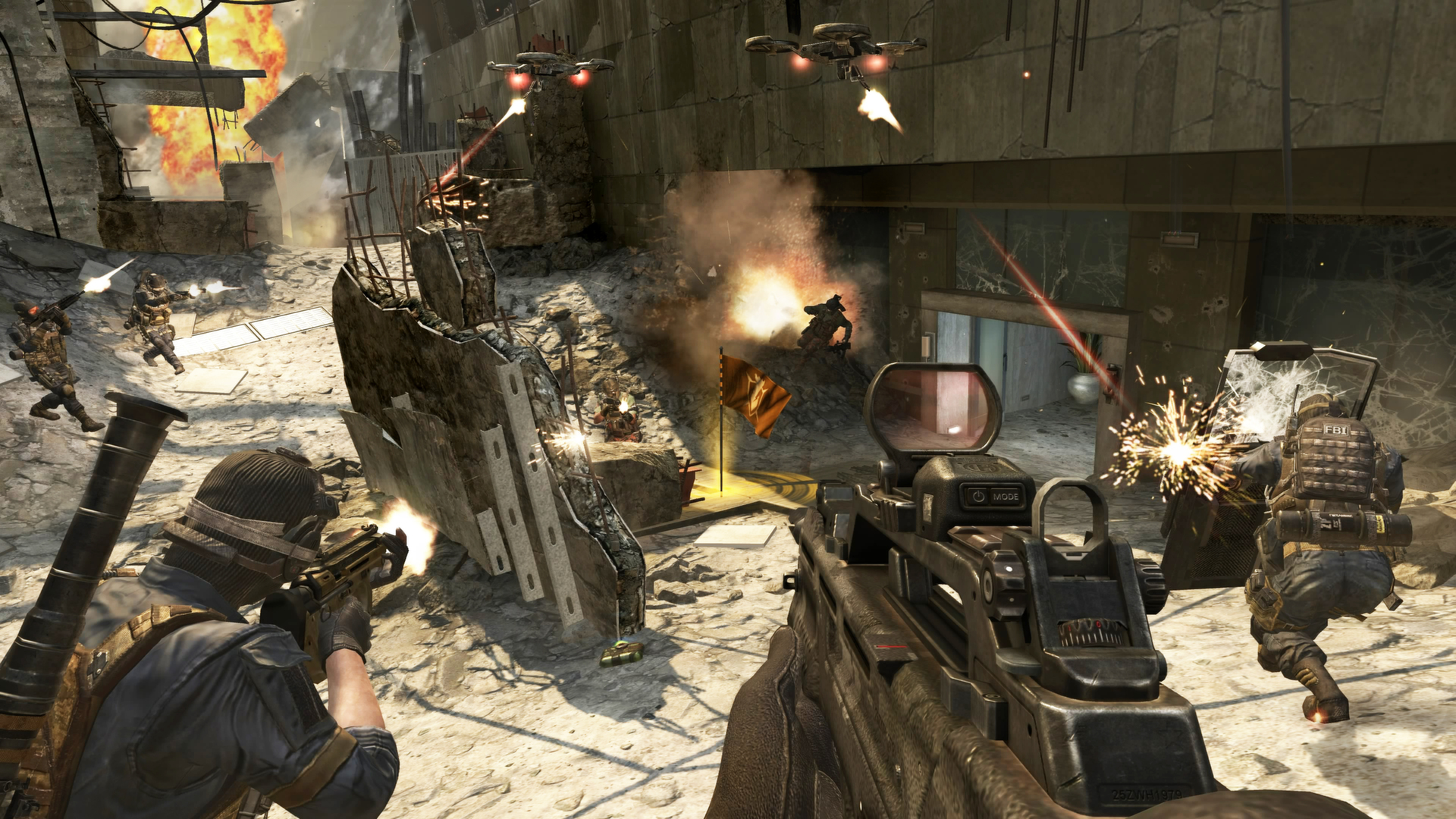Contesto multiplayer e zombi di Call of Duty Black Ops II