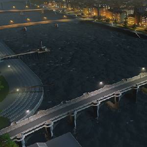 Cities Skylines Content Creator Pack Bridges & Piers Ponte in Pietra a Due Corsie Europea Bridge