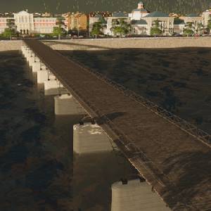 Cities Skylines Content Creator Pack Bridges & Piers Ponte Pedonale Europeo