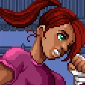 Coloring Game: Studio - Combattente dai Capelli Rossi