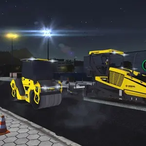 Construction Simulator 3 - Compattazione dell'asfalto