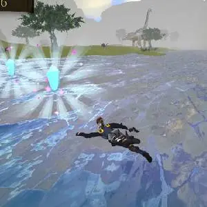 Crystal Vale: Dino Escape - Nuoto