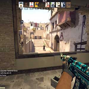 CSGO AK47 Skin Frontside Misty Nido del cecchino