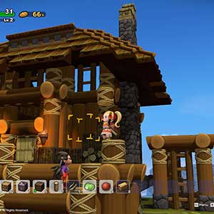 Dragon Quest Builders 2 Casa di Tronchi