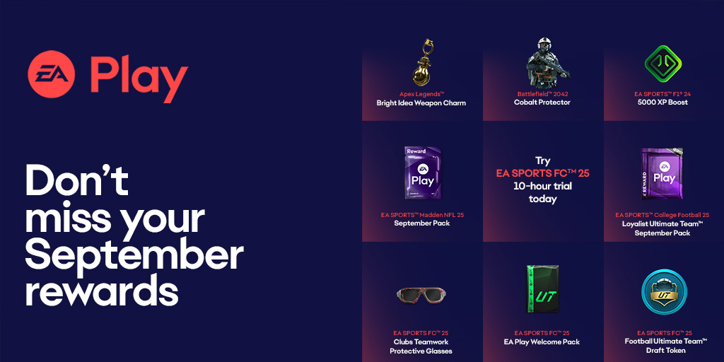 EA Play Ricompense Settembre 2024