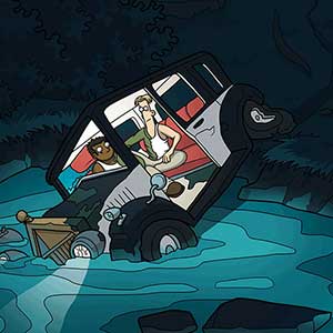 unico in stile fumettistico