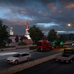 Euro Truck Simulator 2 - Going East! - Notte