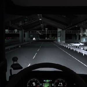 Euro Truck Simulator 2 West Balkans - Cruscotto Notturno
