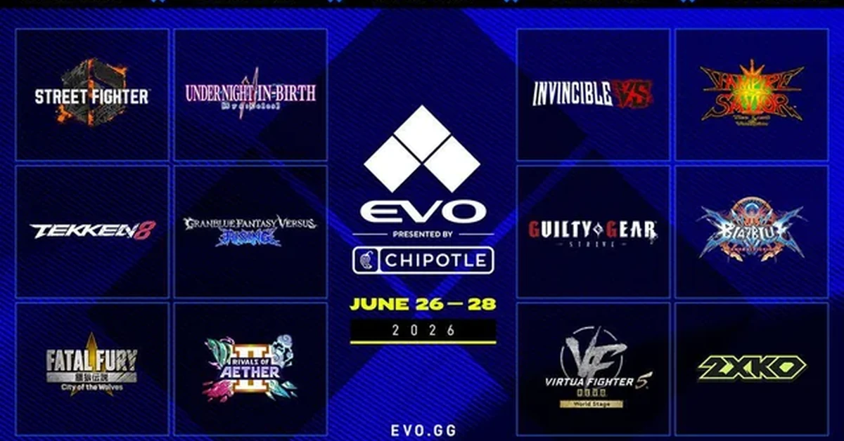EVO 2026 and EVO Japan 2026 12-Game Lineup Revealed