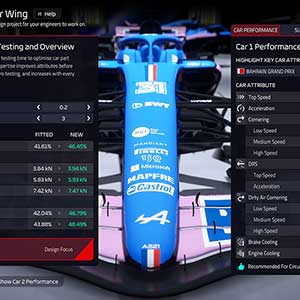 F1 Manager 2022 Ala Posteriore