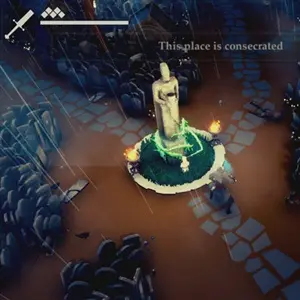 Fall of Light - Statua