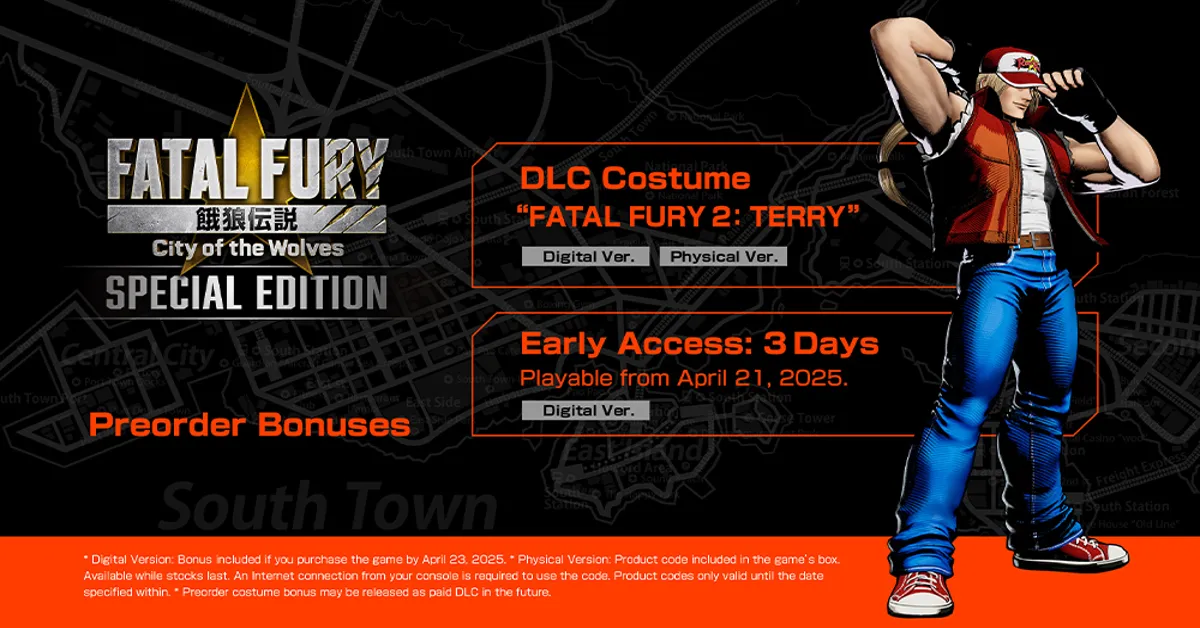 Fatal Fury City of the Wolves Preorder Bonus