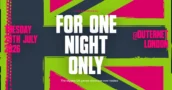 Il Nuovo Evento For One Night Only Celebra i Giochi Britannici a Luglio