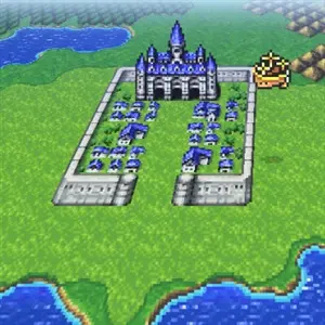 FINAL FANTASY 2 Pixel Remaster - Mappa del Mondo