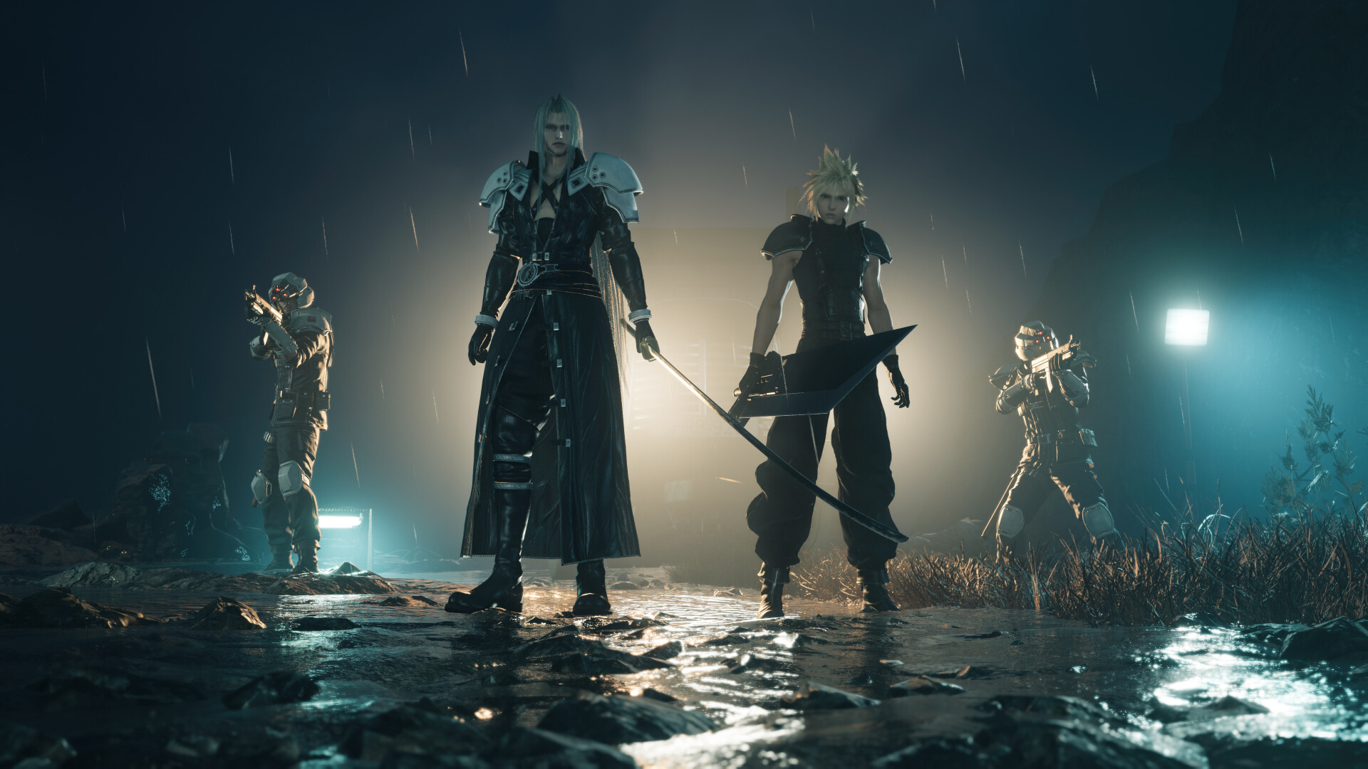 Membri del party di FINAL FANTASY VII REBIRTH che esplorano su PC