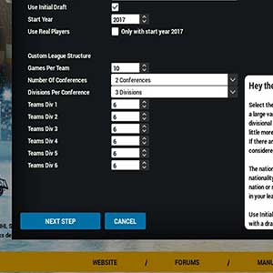 Crea il tuo universo di hockey