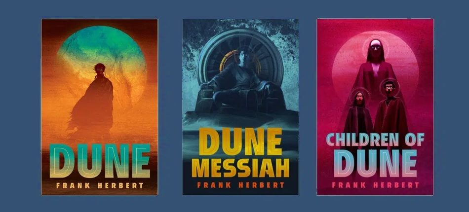 I libri di Frank Herbert: Dune, Messiah of Dune e Children of Dune