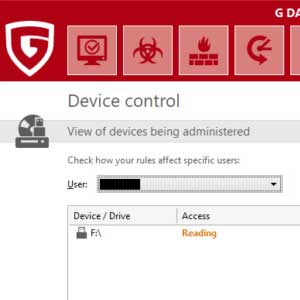 G Data Total Security - Controllo del dispositivo