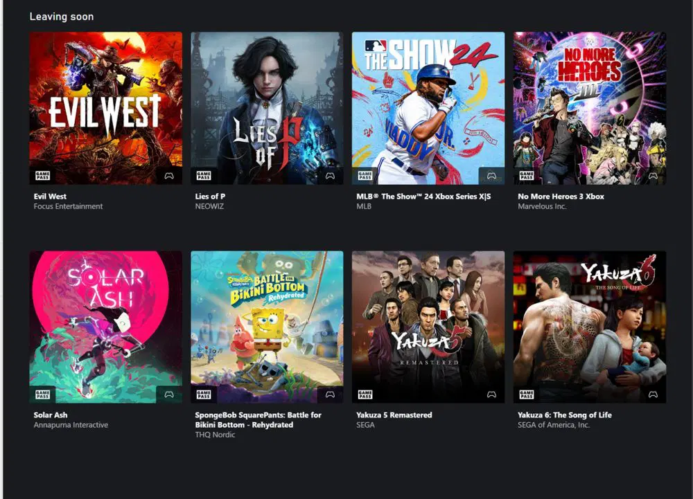 Wave 1 Xbox Game Pass Marzo 2025 Wave 1 Xbox Game Pass Marzo 2025