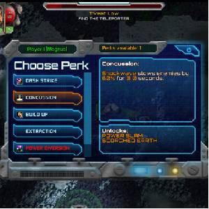 Gerty - Scegli un Perk