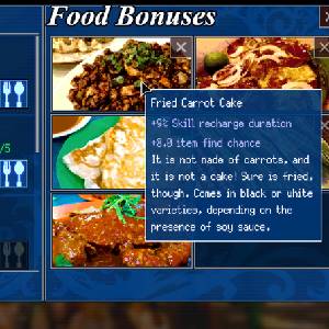 Ghostlore - Menu cibo