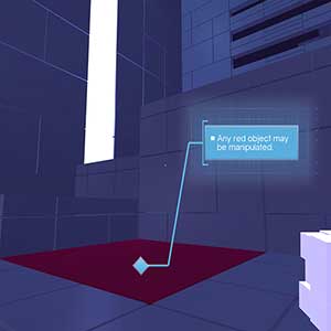 oggetto rosso può essere manipolato