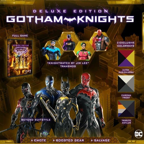 Gotham Knights Deluxe - Copertina completa del gioco